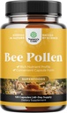 Bienen Pollen Pillen für Brustwachstum 120 Ct - Bienen Pollen Ergänzung 1000mg Servieren mit natürlich säubernden B Vitamine Mineralien & Enzyme - Brustunterstützungsergänzung - Vegetarisch Non-GMO & Glutenfrei
