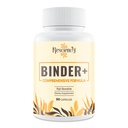 Detox Binder Supplement – Aktivkohle, Zeolith, Bentonit Clay, Milchdistel, Proprietäre Mischungen - Leber & Gut, Max Absorption, 90 Vegan Kapseln