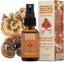 SuperMush Daily Immunity Mouth Spray Organic - Pilz-Immunität Spray Supplements - Türkei Tail & Reishi Gemischte Pilze Extrakt - Immun- & Verdauungshilfe - 30ml Pure & Organic Turkey Tail
