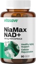 Vitasave NiaMax NAD+ Supplement – 300mg Niacinamid Riboside pro Kapsel – hochkarätig NAD+ Precursor für Energie, Gesunde Aging & Metabolic Function – Vegan, Non-GMO, Gluten-Free (90 Kapseln)