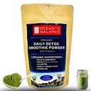Ocean's Balance Daily Detox Smoothie Powder mit Cilantro, Blueberry, Spirulina, Dulse Seaweed & Barley Grass Juice Powder — Easily Digested Smoothie Mix für Detox Cleanse (4 oz - 1 Pack)
