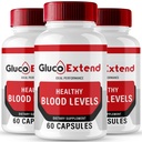 Gluco Extend Kapseln, GlucoExtend Unterstützung Formel Ergänzung Pillen - Maximale Stärke, Gluco Extend Gesundheit & Wellness Alle natürlichen Formel, offizielle GlucoExtend Gesundheit Kapseln Bewertungen (3 Pack)