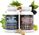 Protein Purge 28 Ergänzungen Formel Nattokinase Bromelain NAC Blend Turmeric Curcumin