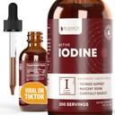 Aktive Iodine - Nascent Iodine Drops - Flüssige Lieferung für bessere Absorption - Unterstützt gesunde Energie, Vitalität, & Iodine Levels
