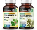 BIO KRAUTER Goldenseal 100 Kapseln & Bladderwrack 100 Kapseln
