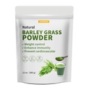 Gerste Grassaft Pulver 13 oz - 100% reines Weizengraspulver, unterstützt Herz-Kreislauf-, Leber- und Verdauungsfunktion, Vegan, kein Maltodextrin & Zucker.