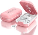 DUBSTAR kleine Pille Cutter, Pille Cutter Splitter für kleine und winzige Pillen, Tragbare schöne Pillenschneider für große Pillen, Schneidet Vitamine Tabletten für Purse Pocket (Pill Cutter, Pink)