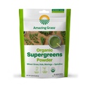 Erstaunliche Gras Super Greens Booster: Greens Powder Smoothie Mix mit Spirulina, Moringa, Weizen Gras & Kale Smoothie Booster, Chlorophyll Greens, 30 Servierungen