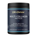 Multi Collagen Peptide Typen I, II, III, V & X Hydrolysiertes Protein – Grass-Fed, Mischung mit Verdauungsenzym – für Haut, Haar, Nägel, Gelenke & Gut Gesundheit, Unflavored