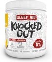 5% Ernährung Rich Piana Knocked Out natürliche Schlafhilfe Pulver | Post-Workout Erholung & Tiefen Schlaf Ergänzung | GABA, Melatonin, Kamille, Tyrosin, 5-HTP, & More | 30 Servierungen (Honey Lemon Tea)