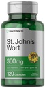 Horbäach St John's Wort Kapseln 300mg | 120 Count | Non-GMO, Gluten Free | Kräuterextrakt