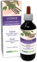 Naturalma Licorice oder Liquorice (Glycyrrrhiza glabra) Root Alcohol-Free Tincture - 6.76 fl oz Flüssiger Extrakt in Tropfen - Kräuterergänzung - Vegan