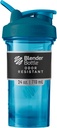 BlenderBottle Shaker Bottle Pro Serie Perfekt für Protein Shakes und Pre Workout, 24-Ounce, Ocean Blue