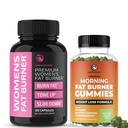 Fat Burn Gummies und Ergänzung Frauen | Complete Weight Loss Support mit Green Tea & Raspberry Ketone | Appetite Suppressant, Metabolismus Booster, & Belly Fat Reducer | 60 Gummi & 120 Pillen