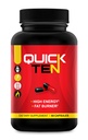 Quick Ten - Beste Gewichtsverlust Pillen - Natürliche Metabolismus Booster, Appetit Suppressant, Fat Burner Pillen - Premium Diät Pillen für Frauen und Männer - Energie und Fokus Mischung - 60 Kapseln