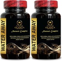 Wasser-Away-Ergänzung - Wasser-Retention für Frauen, unterstützt Verdauungs-Gesundheit, Wasser schneiden Pillen, Wasser-Bloat, Diuretic Water Pills - 2 Flasche 120 Kapseln