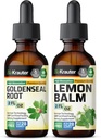 BIO KRAUTER Goldenseal Tinktur 2 Fl. Oz. & Zitronenbalsam Tinktur 2 Fl. Oz.