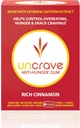 UNCRAVE Gum - Infused with 100% Pure Saffron Extract – Control Cravings - Mood verbessern - Vision Health - Rich Cinnamon (14 Stück)
