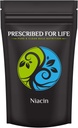 Prescribed For Life Niacin Powder | Vitamin B3 for Skin Health and Digestive Support | Vegan, Gluten Free, Non GMO | Nicotinic Acid Powder (2 oz / 56 g)