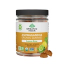 ORGANIC INDIA Ashwagandha Gummies für Männer und Frauen - Stress Supplement, KSM-66 Ashwagandha Root, Extra Strength, Calm Chews, Vegan, Non-GMO - Lemon Lime, 60 Gummies