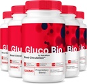 (5 Pack) GlucoBio Kapseln, offizielle Gluco Bio-Blut-Supplement, Alle natürlichen Formel zu unterstützen Gesamtgesundheit und Wellness, Premium Vitamin Pillen, GlucoBio Bewertungen (300 Kapseln)
