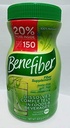 Benefiber 100% Natural Fiber Supplement - 150 Servierungen 600g 21.2 Oz Sugar Free