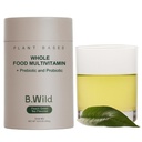 B.WILD Plant-Based Multivitamin Superfood Drink Mix – Refreshing Peach Green Tea with Vitamins, Minerals, Prebiotics & Probiotics for Gut Health & Daily Wellness – 30 Servings – Vegan, Gluten-Free