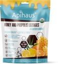 Honig und Propolis Lozenges Gesortete Flavors, Erfrischt Atem - Beruhigt eine Throat- Immununterstützung mit Vitamin C, Vitamin D und Zink, 20 Zähler