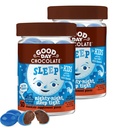 Guten Tag Schokolade Melatonin für Kinder [2 Pack] - Fair Trade Non-GMO Schokolade mit Kamille und Melatonin 1 mg - Kleinkind Melatonin, Kinder natürliche Schlafhilfe für Alter 3 und nach oben