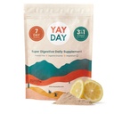 Nighttime Prebiotic Fiber Powder mit Verdauungsenzymen & Magnesium Glycinate für Schlaf, On-The-Go Travel 7 Pack | Gut Health Supplement für Damen und Herren - Bloating Relief löslich und unlöslich