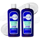EPSOM-IT beruhigende Muskellotion - Epsom Salz Magnesiumsulfat Creme Arnica für Muskelschwierigkeit, topische Magnesiumlotion, bieten Komfort für Beine, Knie und Füße, 8.0 Unzen, 2-Pack
