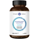 Vitamin World NeuroClear Gold Plus 90 Softgels, Phosphatidylserine, DHA, Ginkgo Biloba, unterstützt Gehirn und Mental Fokus, Schnell-Release, Glutenfrei