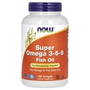 Jetzt Lebensmittel Super Omega 3-6-9 Soft-Gels, 1200Mg, 180-Count