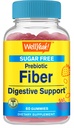 WellJa Sugar Free Fiber Gummis für Erwachsene (4g)| Verdauungs-Supprt |Prebiotic Fiber Supplement | 60 Count