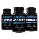 Andro400 Testosteron-Unterstützung für Männer & Frauen – Tongkat Ali, L-Arginin & L-Citrulline – Energie, Vitalität & Performance – 180 Kapseln, 180-Tage-Versorgung