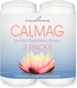 CalMag Hohe Absorption 2:1 Calcium- und Magnesium-Zitrat-Pulver-Ergänzung; unterstützt Stress-Relief, Schlaf- und Knochenfestigkeit, Zitronen-Droma, 16.5 Unze (Pack von 2)