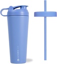 HydroJug Edelstahl Shaker Cup 24oz - Perfekt für Protein Shakes, Pre-Workout Getränke, Iced Coffee - Einfache Mischung, Vakuumisoliert, Cup Holder Kompatibel, BPA Free - hält Temp für Stunden