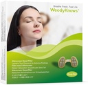 WoodyKnows 3 Allerscreen-Nasalfilter mit 12 Paar Ersatzfilter, Modell 2024, Saisonale und Stauballergiker Hilfe (Large, 3 Filter + 12 Ersatz)