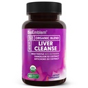 BioEmblem USDA Organic Liver Cleanse - 80% Silymarin Milk Thistle Extract for Liver Health and Liver Function with Dandelion & Artichoke Extract - 100% Vegan, Non-GMO - Herbal Liver - 60 Kapseln