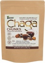 Sayan Siberian Pure Raw Chaga Mushroom Chunks mit schwarzem Top Crust 35.2 Oz/ 2.2 lb – Premium Wild-Harvested Antioxidant Tee für Immununterstützung, Fokus und Verdauungsgesundheit - Non-GMO