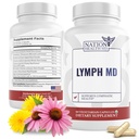Lymphe MD - Lymphatic Drainage Supplement - mit Bromelain, Echinacea, Burdock Root, Dandelion, Rutin, Kelp & More - Lymphsystem Unterstützung für Frauen & Männer - 60 Kapseln