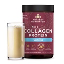 Antike Ernährung Collagen Peptide Pulver, Multi Collagen Protein, Frauen & Männer, Vitamin C, Probiotika, hydrolysiertes Collagen, Unterstützt Haut, Gelenke, Gut Health, Vanille, 24 Servierungen