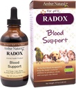 AMBER NATURALZ Radox Blut-Unterstützung Kräutermischung für Hunde, Katzen, Vögel, Guinea-Pigs, und Kaninchen | Kräutertier Ergänzung für Zirkulation und Eisen | 4 flüssige Ounce Glasflasche | Hergestellt in den USA
