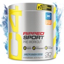 C4 Ripped Sport Pre Workout Powder Arctic Snow Cone - NSF zertifiziert für Sport + Sugar Free Preworkout Energy Supplement für Männer & Frauen - 135mg Koffein + Gewichtsverlust - 30 Portionen