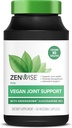 Zenwise Health Certified Vegan Joint Support Supplement - Glucosamin HCl, Turmeric und Boswellia Extract - unterstützt Knochengesundheit + Gelenke-Magnesium & Vitamin D (D3 als Cholecalciferol) - 60 Kapseln