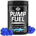 PMD Sports Pump Fuel Ultra Insanity - Premium Pre Workout Powder & Muskelpumpe, Großer Fokus, Endurance & Recovery, Premium Creatine, Arginine & Beta Alanine - Arctic Blue Blast (30 Portionen)