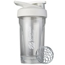 BlenderBottle Sport Shaker Bottle mit Wire Whisk, 24-Ounce, White – Protein Shakes & Hydration für Sportler & Fitness Enthusiasten, Einfache Mischung, langlebig &amp; leicht, abschließbare Lid
