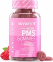Novomins PMS-Gummien mit Probiotika – PMS-Ergänzungen für Frauen – Hormonbilanz – unterstützt Hormonregulation, Energie, Nervensystem, Kognitive Funktion und Immunsystem