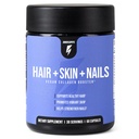 InnoSupps Haar + Haut + Nägel Ergänzung | Vegan Collagen Booster | Biotin, B12, Pferdeschwanz Kräuter Pulver | Stimulieren Haarwachstum, Revitalisieren Haut, stärken Nails | 60 Kapseln