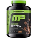 MusclePharm Combat Protein Powder, Chocolate Milk Flavor, Fuels Muscles for Productive Workouts, 5 Protein Quellen einschließlich Whey Protein Isolate & Egg Albumin, Gluten Free, 4,2 lb, 52 Portionen